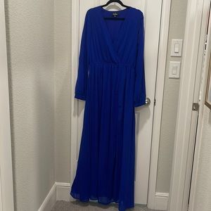 Royal blue maxi
